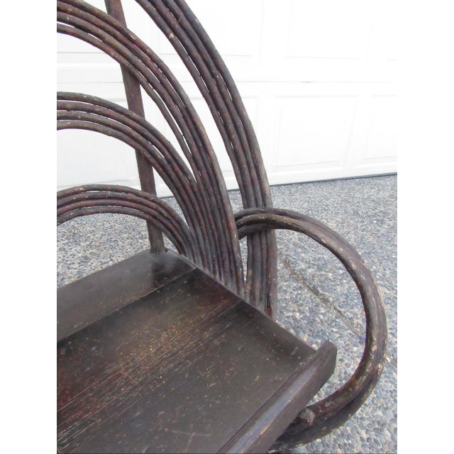 Antique Folk Art Bentwood Twig Chair For Sale - Image 13 of 18