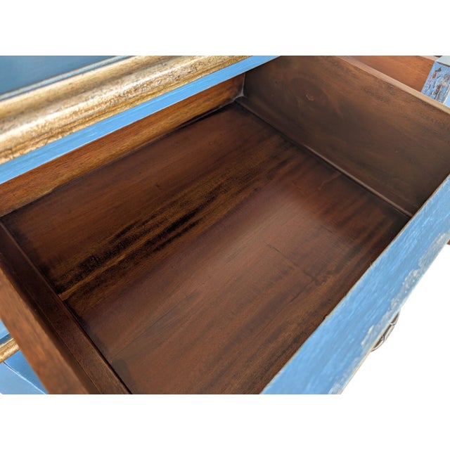 Vintage Mahogany Sideboard with Gold Leaf Details For Sale - Image 10 of 12