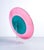 Pink Glass Plate by Yoichi Ohira for De Majo For Sale - Image 8 of 18