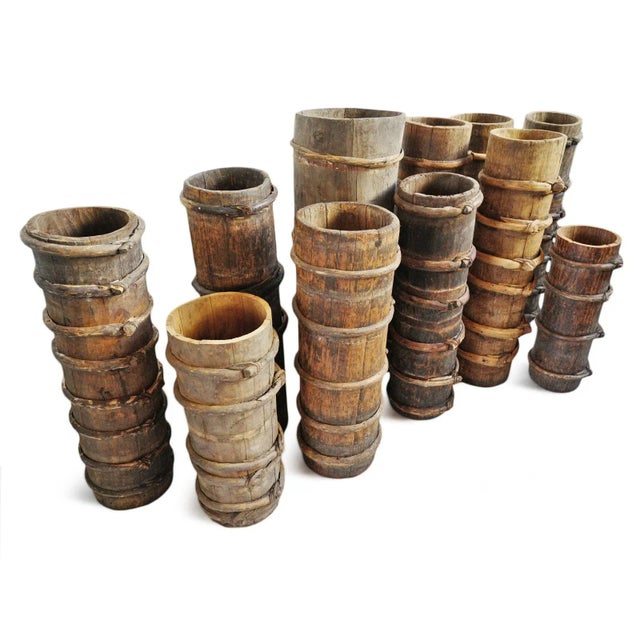 Early 20th Century Antique Butter Churn Wood Pot For Sale - Image 5 of 8