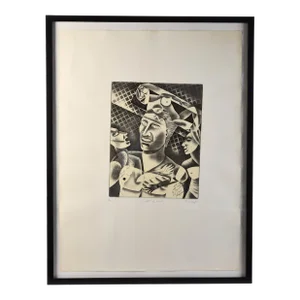 Patrick Wadley Signed Print Abstract