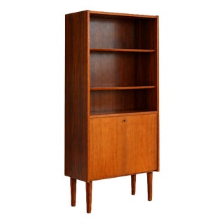 Vintage Danish Wall Unit in Teak, 1960s For Sale