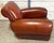 Oversized French Modern Leather Club Chair, France, Circa 1960s For Sale - Image 15 of 18