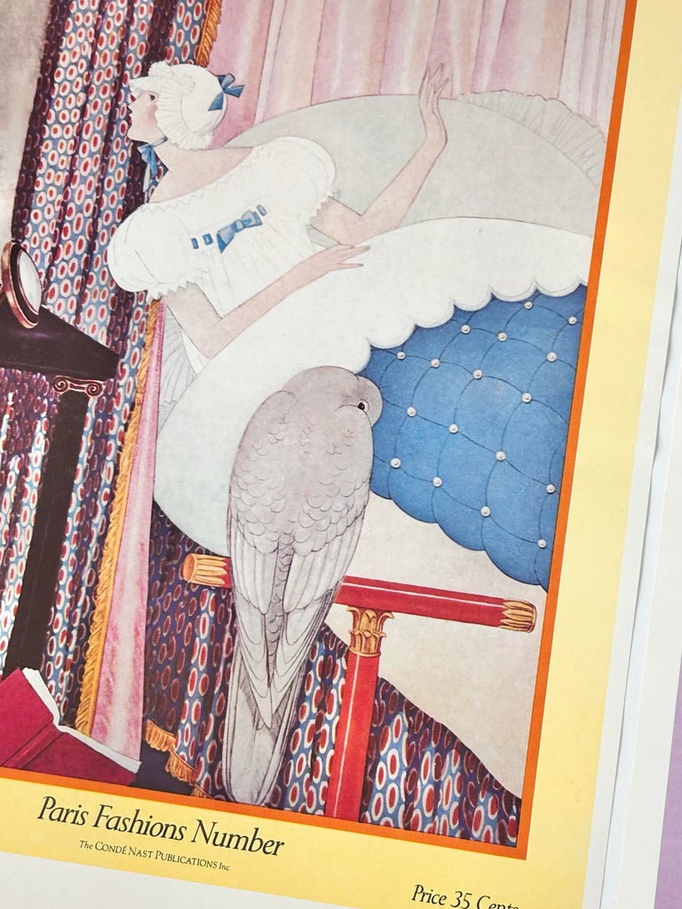 【アンティーク壁掛】VOGUE 1925年4月号 パリファッション特集 Vintage Vogue Paris Winter Cover Prints (1920 & 1925) - Art Deco