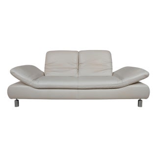 Leather Rivoli Two-Seater Sofa with Manual Function from Koinor For Sale
