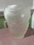 1980 Frosted Drape Glass Vase For Sale - Image 4 of 6