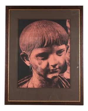 1990s Original Xerography Print of Busts From Antiquity I
