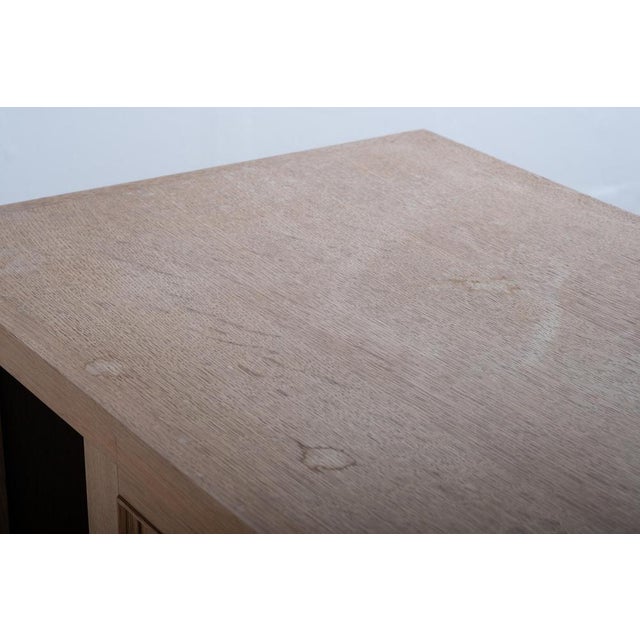 Brutalist Oak Sideboard attributed to Henning Kjærnulf, Denmark, 1960s For Sale - Image 17 of 18