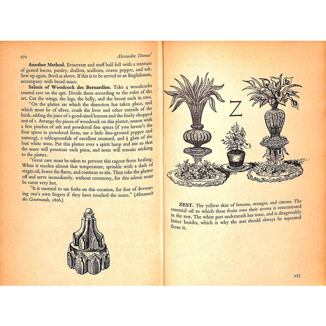 "Alexandre Dumas' Dictionary of Cuisine" 1958 Colman, Louis [Edited, Abridged, Translated By] For Sale - Image 11 of 12