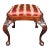 Queen Anne Style Mahogany Footstool For Sale