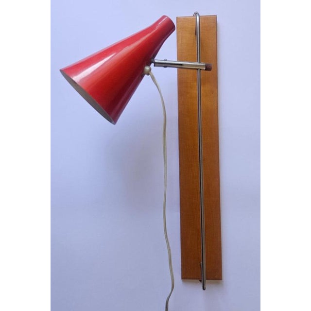 Mid-Century Wall Lamp in style of Stilnovo from Lidokov, 1960s For Sale - Image 6 of 16