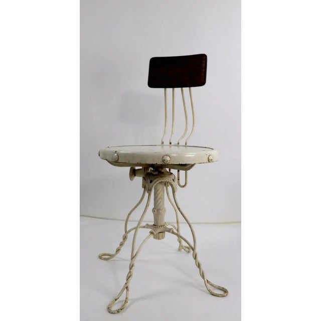 Industrial Adjustable Stool For Sale - Image 10 of 13