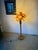 Elm Floor Lamp with Flower Motifs, 1970s For Sale - Image 9 of 18