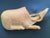 Mid-Century Modern Vintage Handcrafted Wood Water Buffalo Wine Bottle Holder Caddy For Sale - Image 3 of 12
