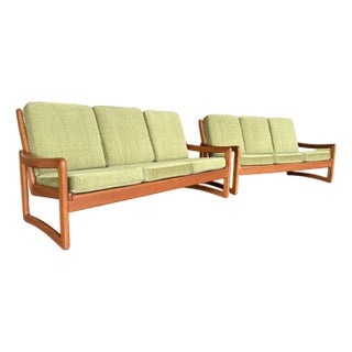 Sun Cabinet Co Teak Sofa Pair For Sale