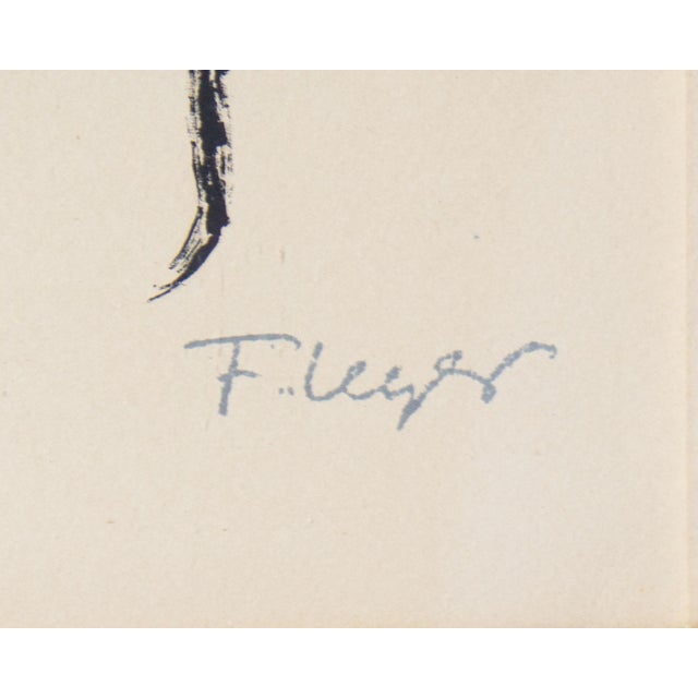 1950s 1959 “La Marchande D'Oiseaux” Lithograph by Fernand Leger For Sale - Image 5 of 7