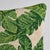 Mid-Century Modern Schumacher Tropical Leaf 22" Pillow in Green & Ivory For Sale - Image 3 of 4
