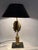 This beautiful table lamp, made of high-quality brass and bronze with a granite base, is a unique and rare table lamp from...