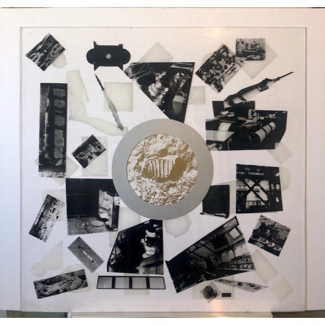 Lowell Nesbitt, MOONWALK 1970 Color Silkscreen Screenprint Acrylic Plexiglass Mod Space Art, 1970 For Sale In Miami - Image 6 of 15