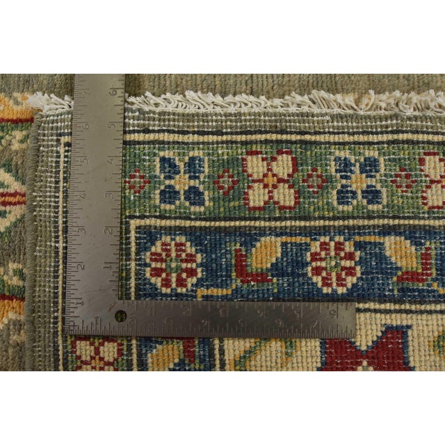 Kazak Rug 10′ X 16’3” Gray Wool Traditional Hand-Knotted Oriental Carpet For Sale - Image 15 of 15
