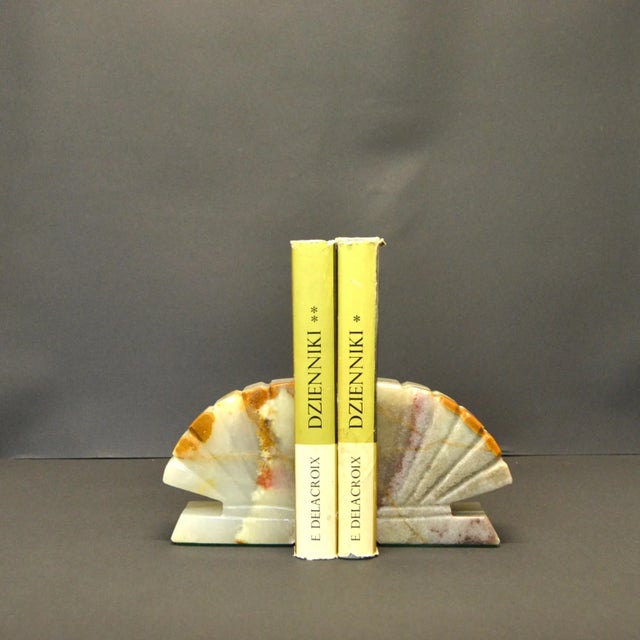 Art Deco Minmalistic Stone Bookends, 1920s, Set of 2 For Sale - Image 4 of 7