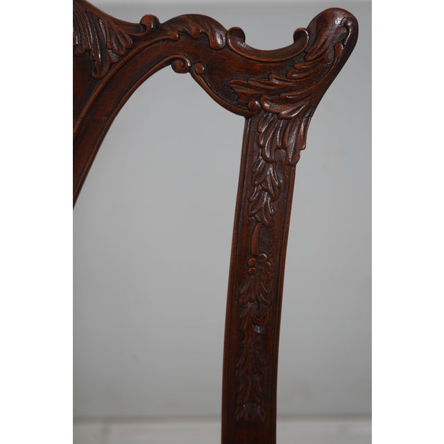 Set of 8 Maitland Smith Mahogany Philadelphia Dining Chairs For Sale - Image 16 of 18