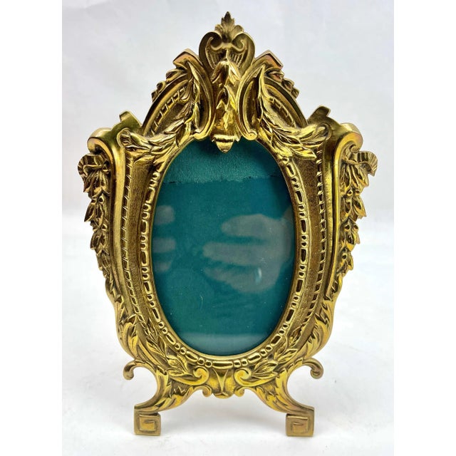 Picture Frames in Polished Brass, France, 1900s, Set of 2 For Sale - Image 4 of 13