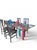 1980s Vintage Glass and Lacquered Wood Dining Table from Saporiti Italia, Italy, 1980s For Sale - Image 5 of 7