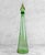 Mid-Century Modern Mid-Century 24″ Italian Empoli Green Optic Art Glass Genie Bottle For Sale - Image 3 of 8
