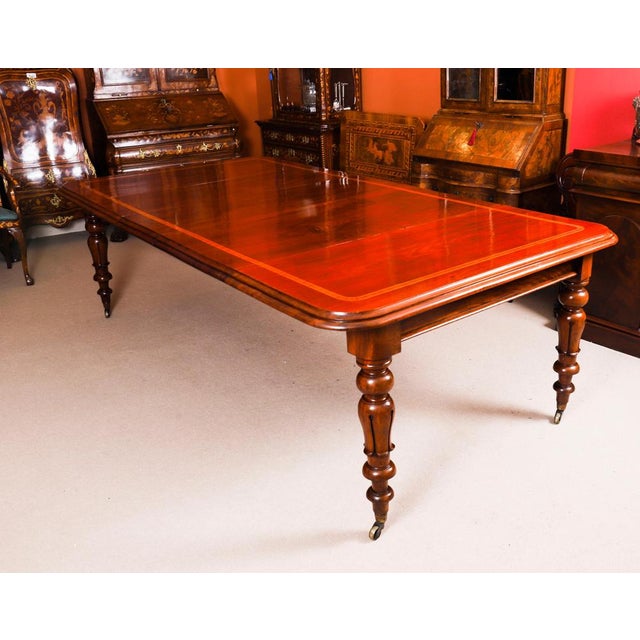 Antique William IV Extending Dining Table and Chairs in Mahogany, Set of 11 For Sale - Image 3 of 18