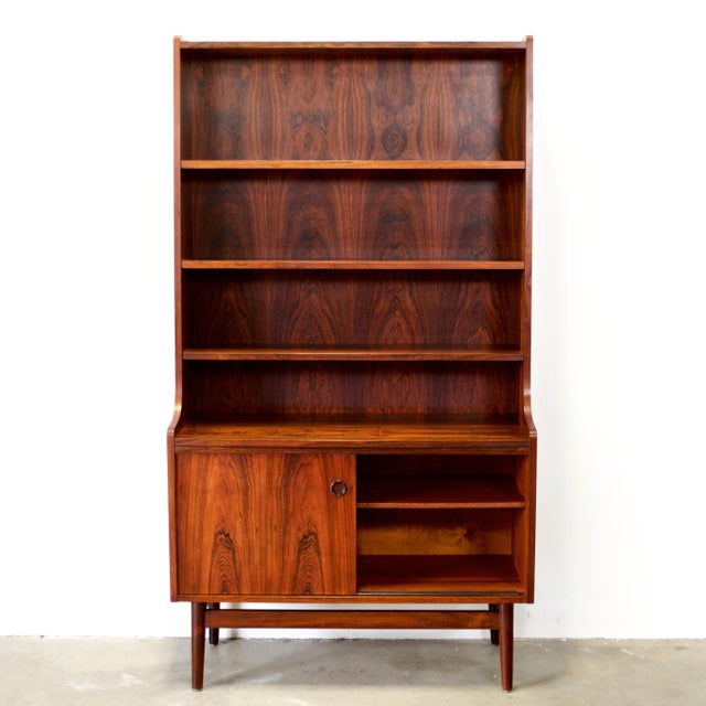 Wood 1950s Nexø Møbelfabrik Rosewood Bookcase Designed by Johannes Sorth For Sale - Image 7 of 10
