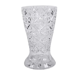 Mid-Century Cut Glass Vase