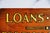 Hand Painted Antique Loans Bonds Foreign Exchange Desk Sign Bank Finance For Sale - Image 4 of 14