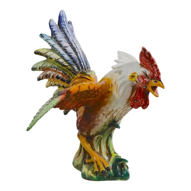 Ceramic Rooster Made in Italy For Sale