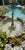 Vintage Cast Stone Centerpiece Fountain Featuring a Pan Flute Playing Putto on a Column For Sale - Image 9 of 12
