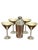 A rare and discontinued silver-plated cocktail shaker and martini glass set by Christofle Paris, designed in collaboration...