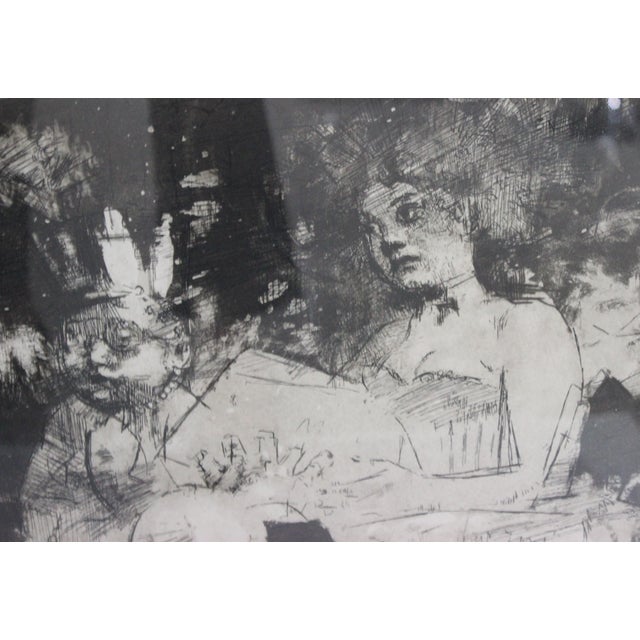 "Election Night" Etching Jack Levine 1969 For Sale In West Palm - Image 6 of 13