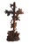 Antique 19th Century Black Forest Hand-Carved Wooden Cross With Birds and Acorns For Sale In Dallas - Image 6 of 14