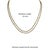 85 Ct Pyrite Beaded Double Strand Necklace With Silver Clasp 2.8mm Beads 22” Long For Sale - Image 12 of 15