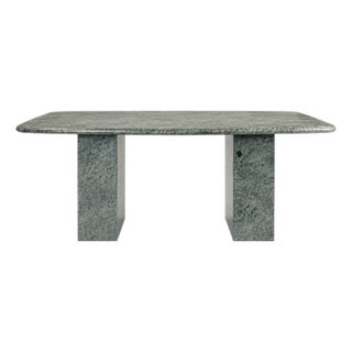 1990s Solid Granite Executive Desk For Sale