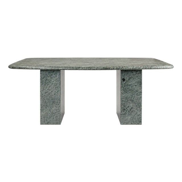1990s Solid Granite Executive Desk For Sale
