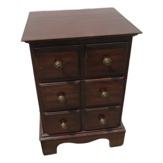 1980s Pennsylvania House Cherry Rare Nightstand Table Limited Edition For Sale