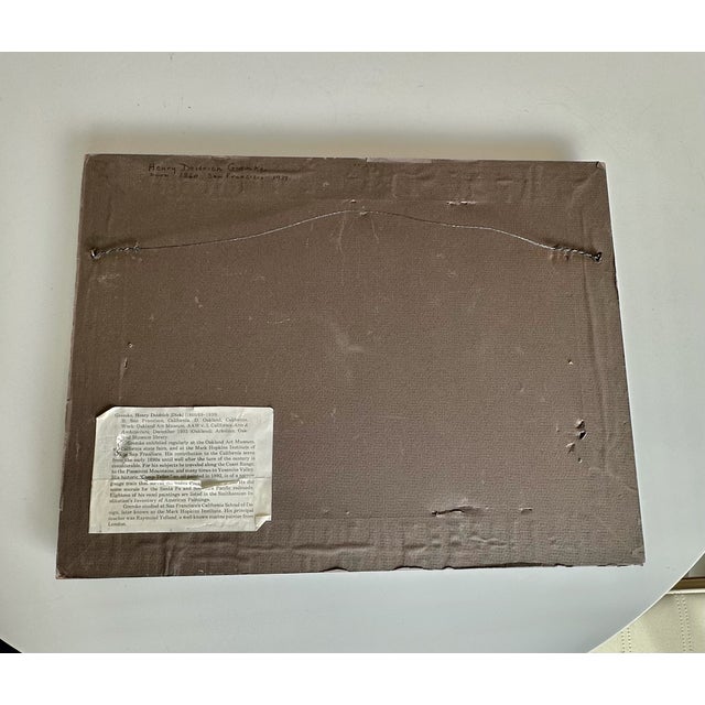 Henry Deidrich Gremke Original California Landscape Watercolor, Framed For Sale - Image 13 of 15