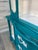 1970s 1970s Turquoise French Provincial Bassett Hutch With Open Display For Sale - Image 5 of 11