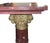 French 19th Century French Rouge Griotte Marble & Ormolu Pedestal Column For Sale - Image 3 of 8