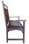 Early 21st Century Stickley Harvey Cherry Wood Ellis Inlaid Settee For Sale - Image 5 of 11