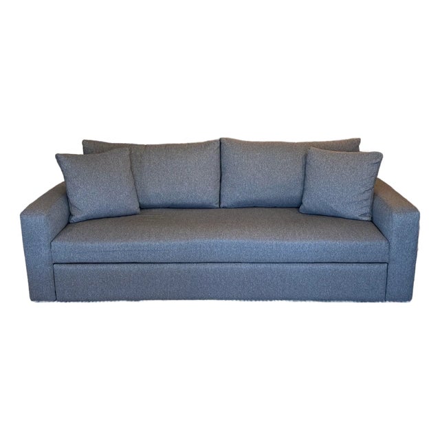 Queen Size Room & Board Aldrich Platform Sleeper Sofa For Sale