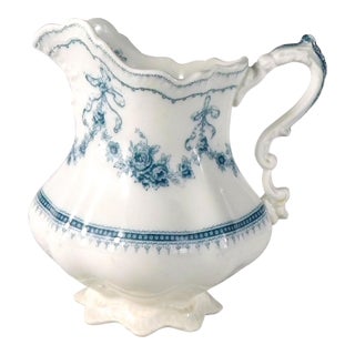 Johnson Brothers Flow Blue 40 Ounce Pitcher in Glenwood For Sale