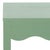 Spritely Home Litith Square Wave Accent Table in Sage For Sale - Image 4 of 8
