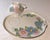 1960s Hand Painted Porcelain Tea/Coffee Dessert Set of 8 - 16 pcs For Sale - Image 4 of 10